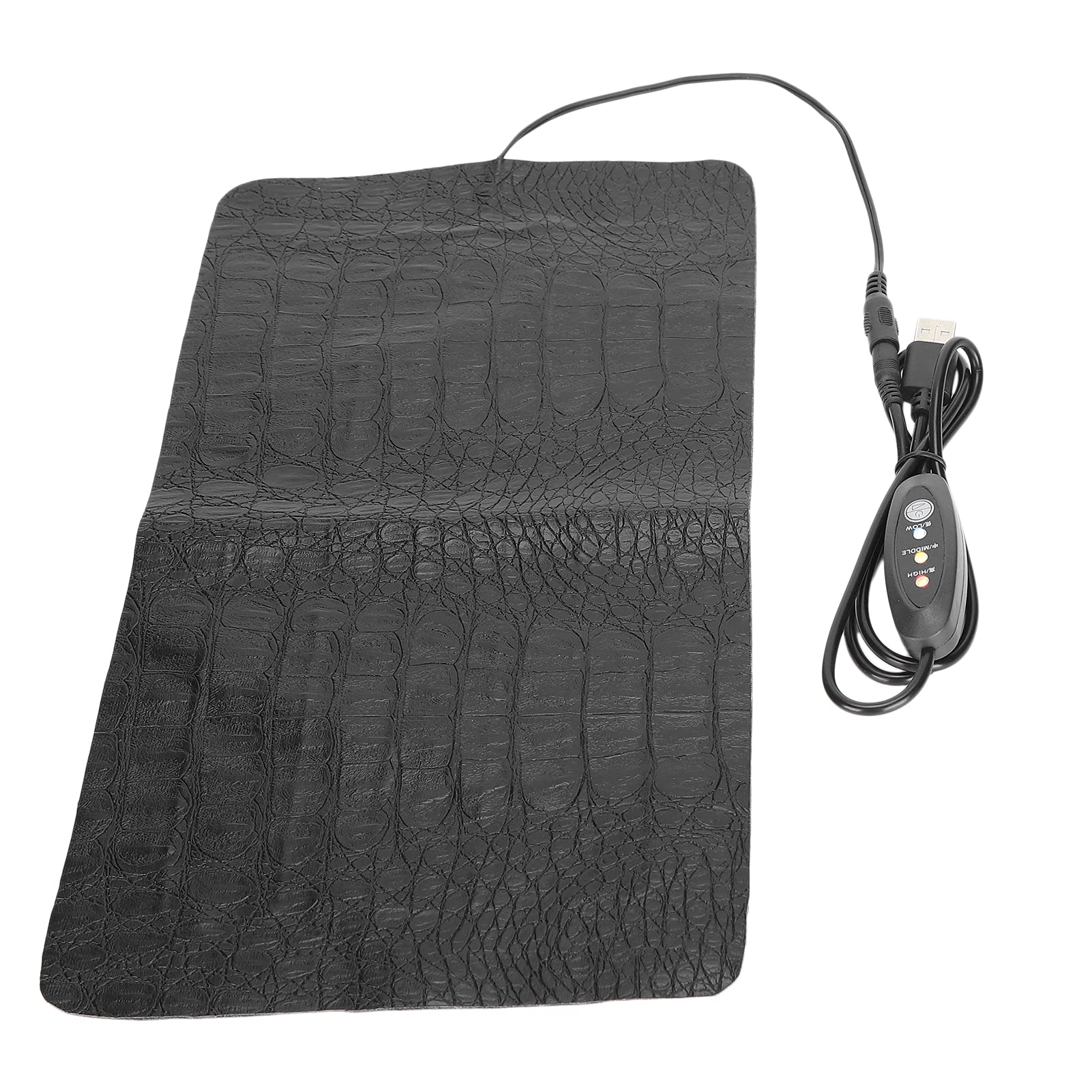 Reptile Heating Mat, Convenient and Safe to Regulate Body Temperature, Stimulate Appetite Under Tank Heater for Pet Store (40.6x30.5x3.8cm/16x12x1.5in)