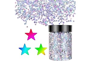 LightStone 50g/1.76oz Holographic Chunky Glitter, Starry Lights