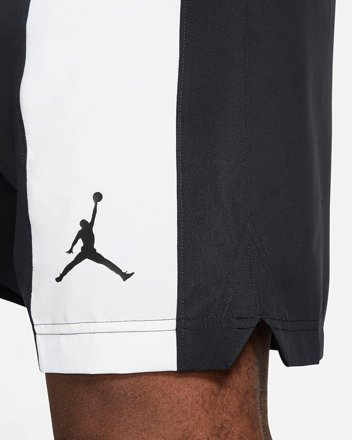 Jordan Dri-FIT Air Men's Woven Shorts CZ4773-010 (Black/White), Small - Image 4