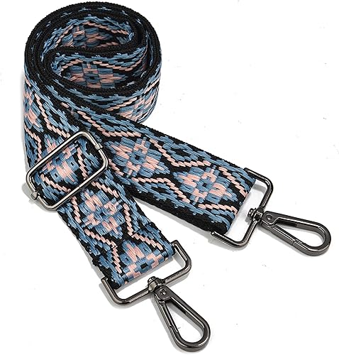 Miniatura 53 de Correa para bolso con herrajes dorados de repuesto, correa para bolso cruzado, correa ancha ajustable para colgar al hombro