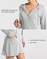 Vista 6 de Willit - Vestido de playa para mujer, de manga larga, con protección solar UPF 50+