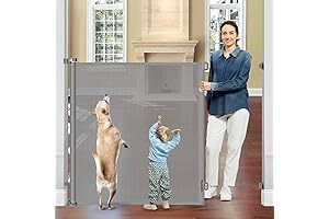 48 Inch Extra Tall Retractable Baby Gate