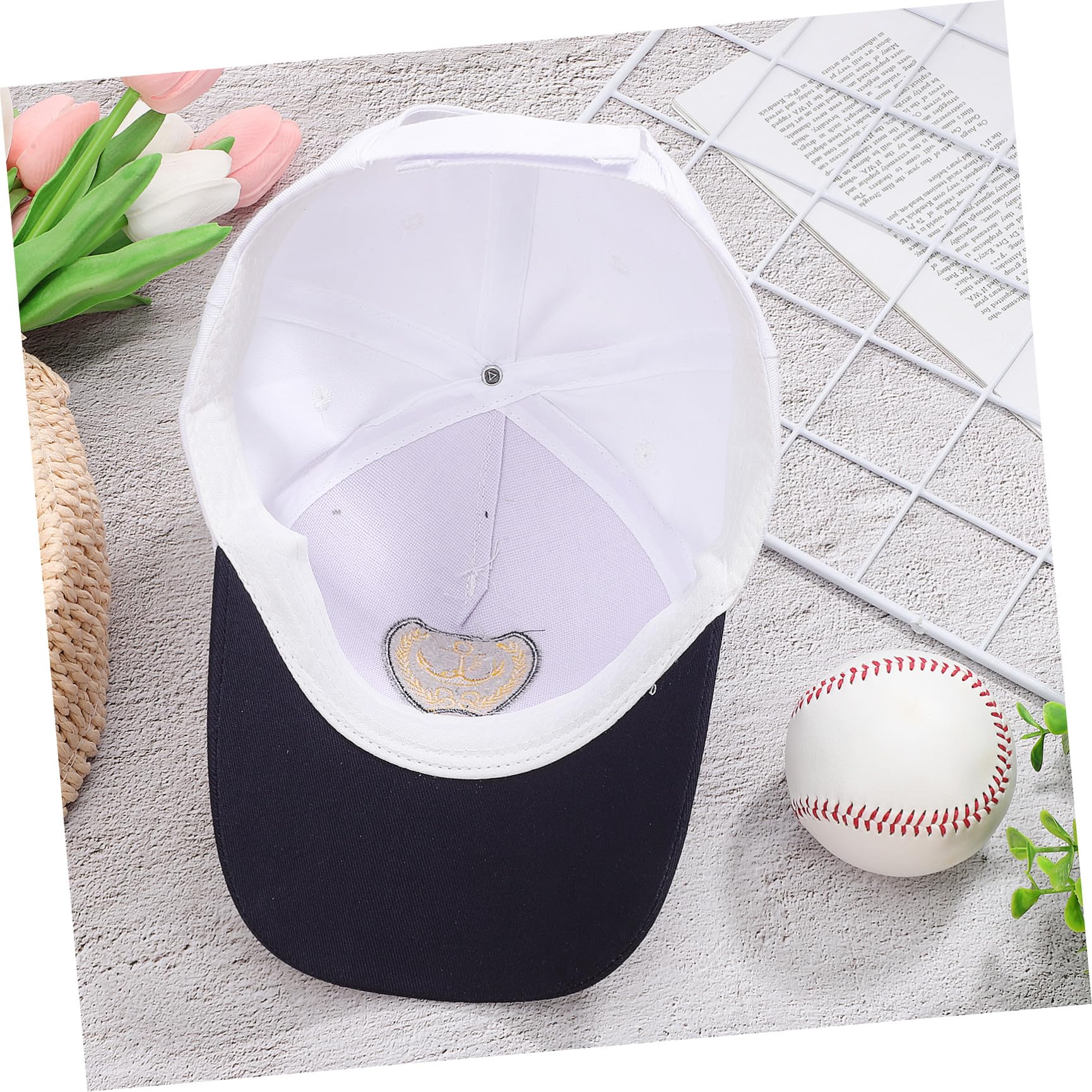 3pezzi Cappello da Baseball Unisex con Protezione UV Cappello da Sole Stile Nautico per attività all Aperto per Spiaggia Campeggio e Sport