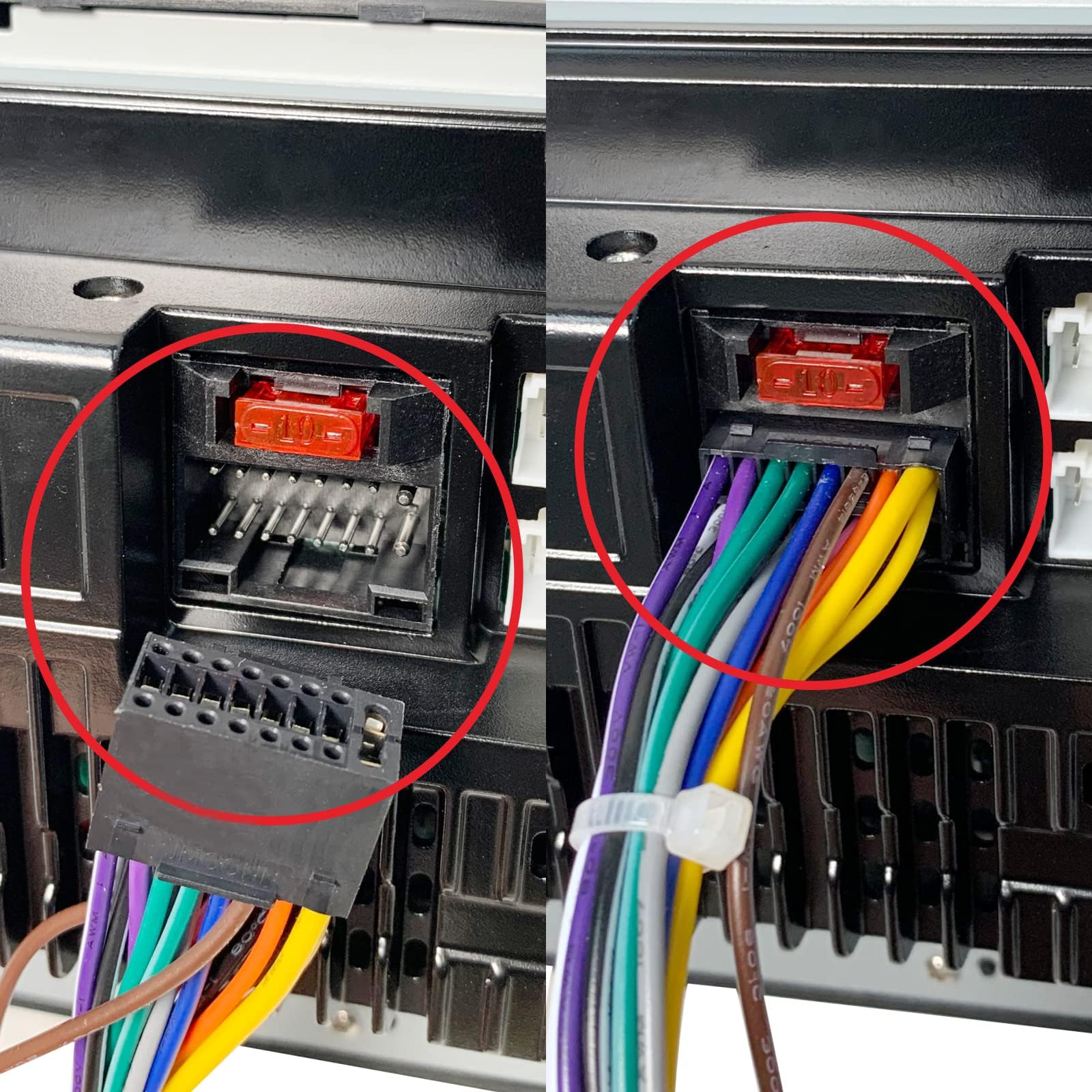 52 Pin Cavo Autoradio Compatibile con VW (Modelli 2015+) – Per Golf, Jetta, Passat, CC, EOS, Tiguan, Skoda – Non Compatibile con Modelli Prima del 2015