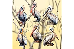 Pelican Decorative Wooden Clip-on Ornament