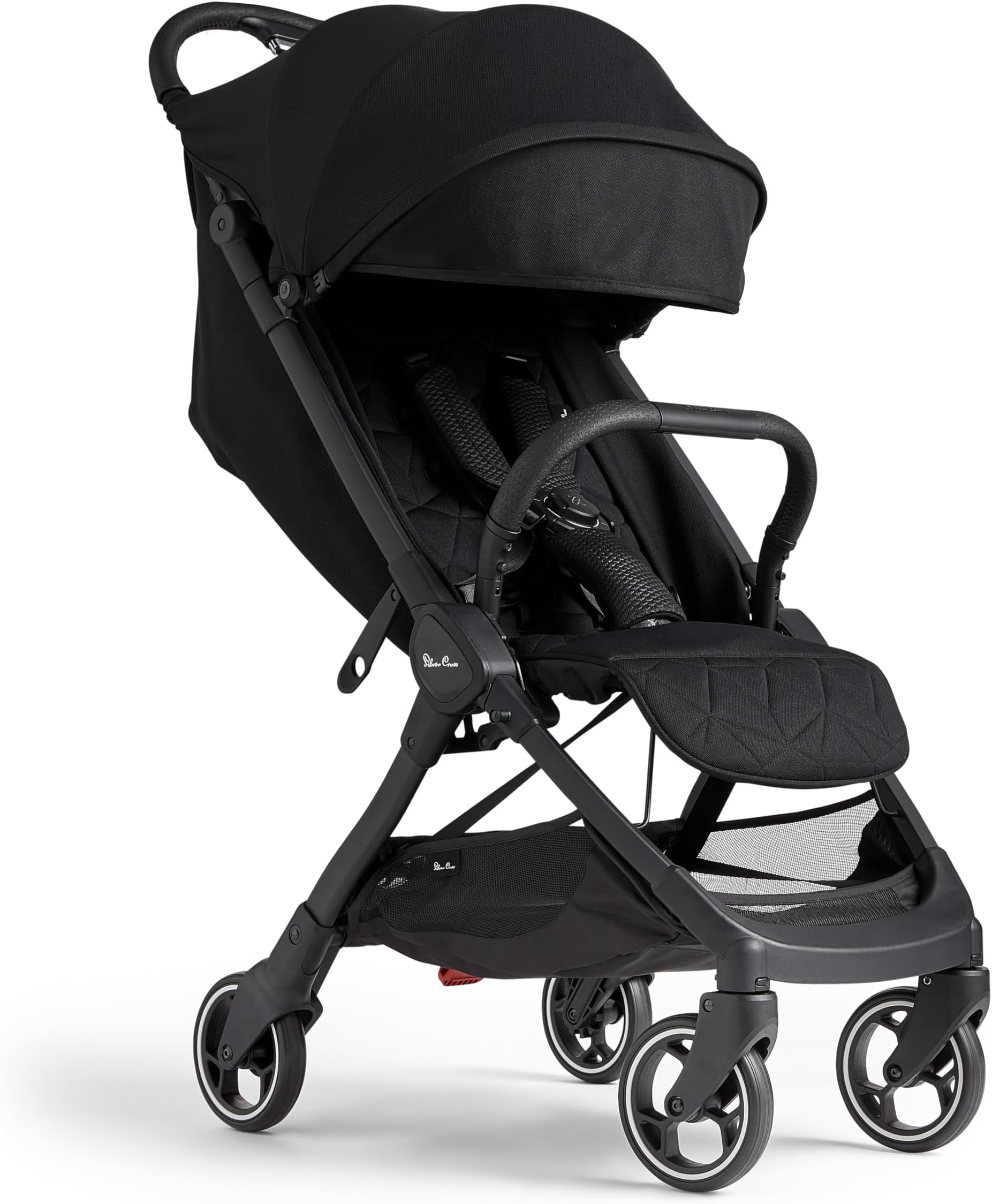 Silver Cross - Clic Compact Pushchair - Travel Stroller - Foldable & Lightweight Stroller - Cabin Size - Newborns to 4 years - Space