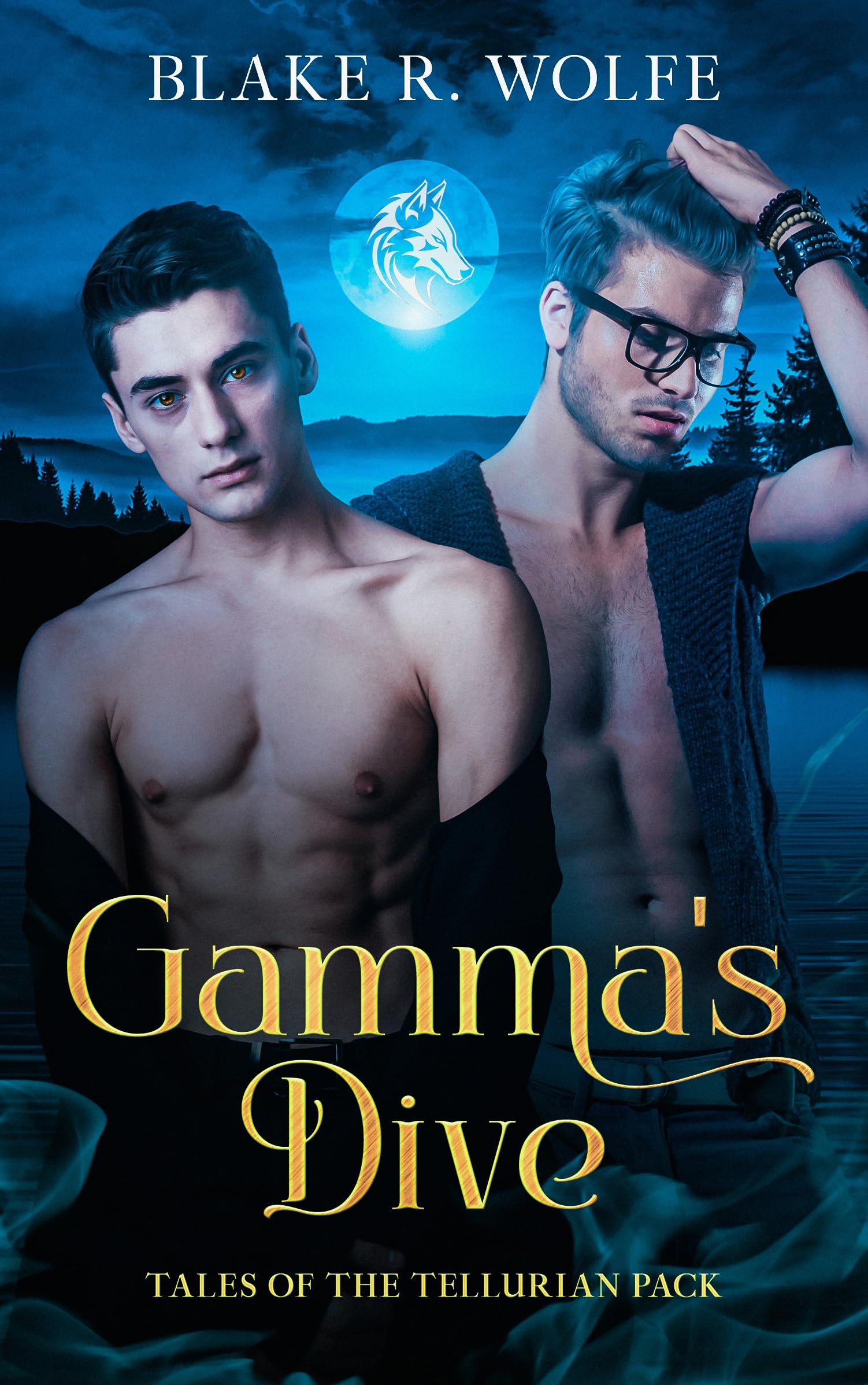 Gamma's Dive: MM Wolf Shifter Romance (Tales of the Tellurian Pack Book 3)