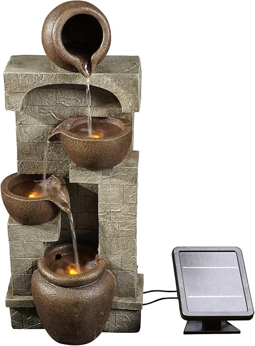 Natuur Waterornament Luba - LED Zen Fontein voor Thuis en Kantoor
