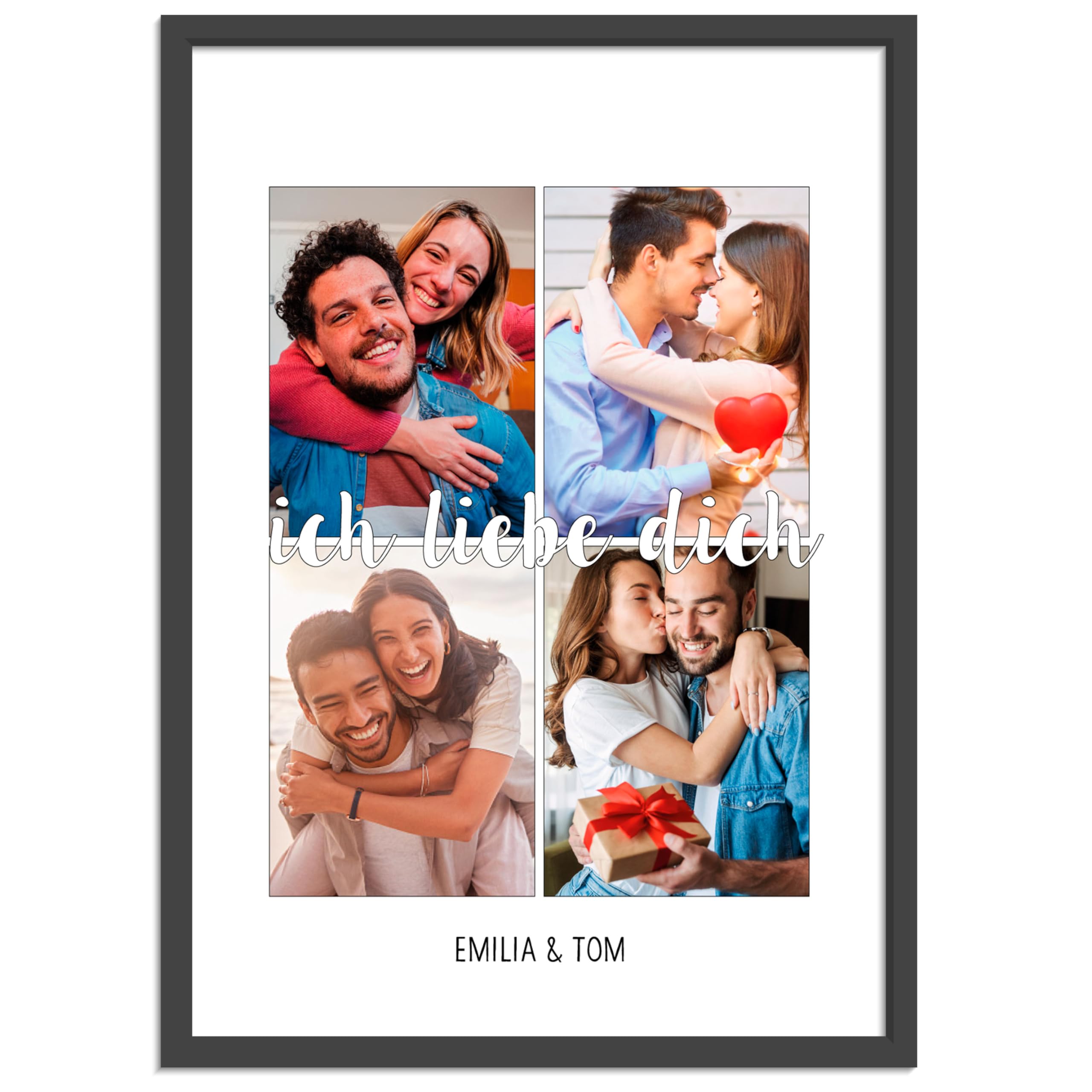 OWLBOOK® Personalisierte Geschenke für Frauen Männer Valentinstags Geschenke für Ihn Sie Fotogeschenke mit eigenem Foto Partner Geschenke mit Foto zum Jahrestag ich liebe dich Papier