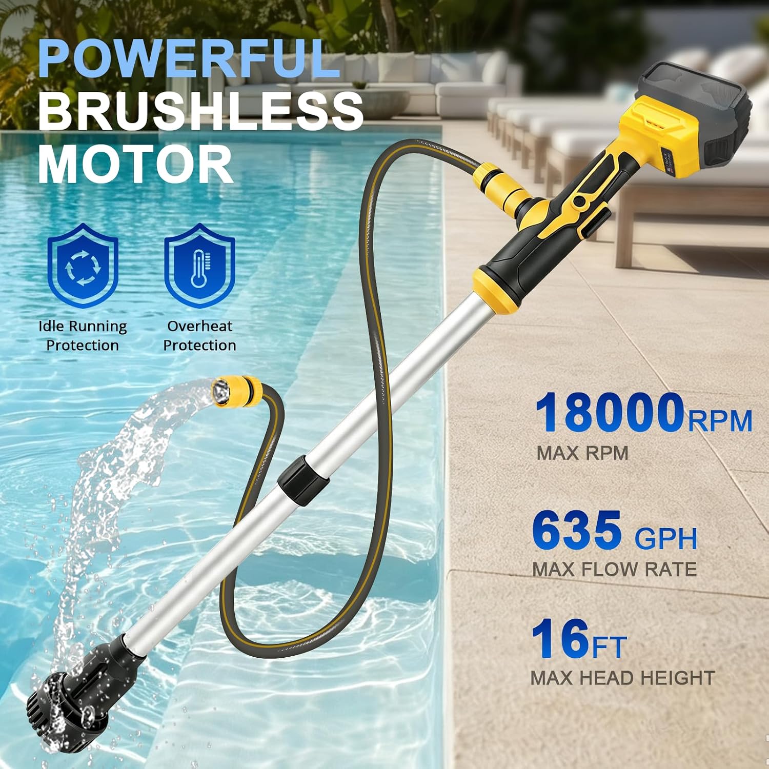 Cordless Stick Water Transfer Pump Cordless Water Transfer Pump
