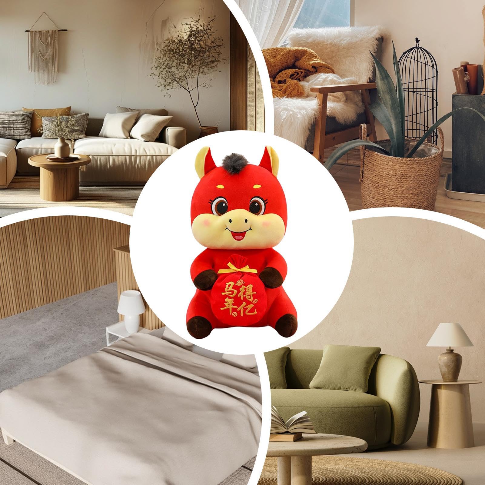 Genérico Peluche De Caballo, 25cm Peluche 2026, Muñecos De Colección Año Nuevo Chino, para Coche Guardería Viaje Sala Habitación Juego Dormitorio Genérico Peluche De Caballo, 25cm Peluche 2026, Muñecos De Colección Año Nuevo Chino, para Coche Guardería Viaje Sala Habitación Juego Dormitorio
