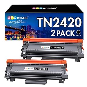 GPC Image TN2420 TN2410 Compatibili per Brother TN - 2420 TN2410 Cartucce di Toner per MFC - L2710DW L2710DN L2730DW L2750DW HL - L2310D L2350DW L2370DN DCP - L2510D L2530DW (Nero, 2 - Pack)