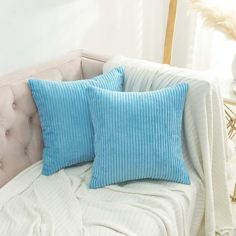 Amazon.co.uk blue cushions