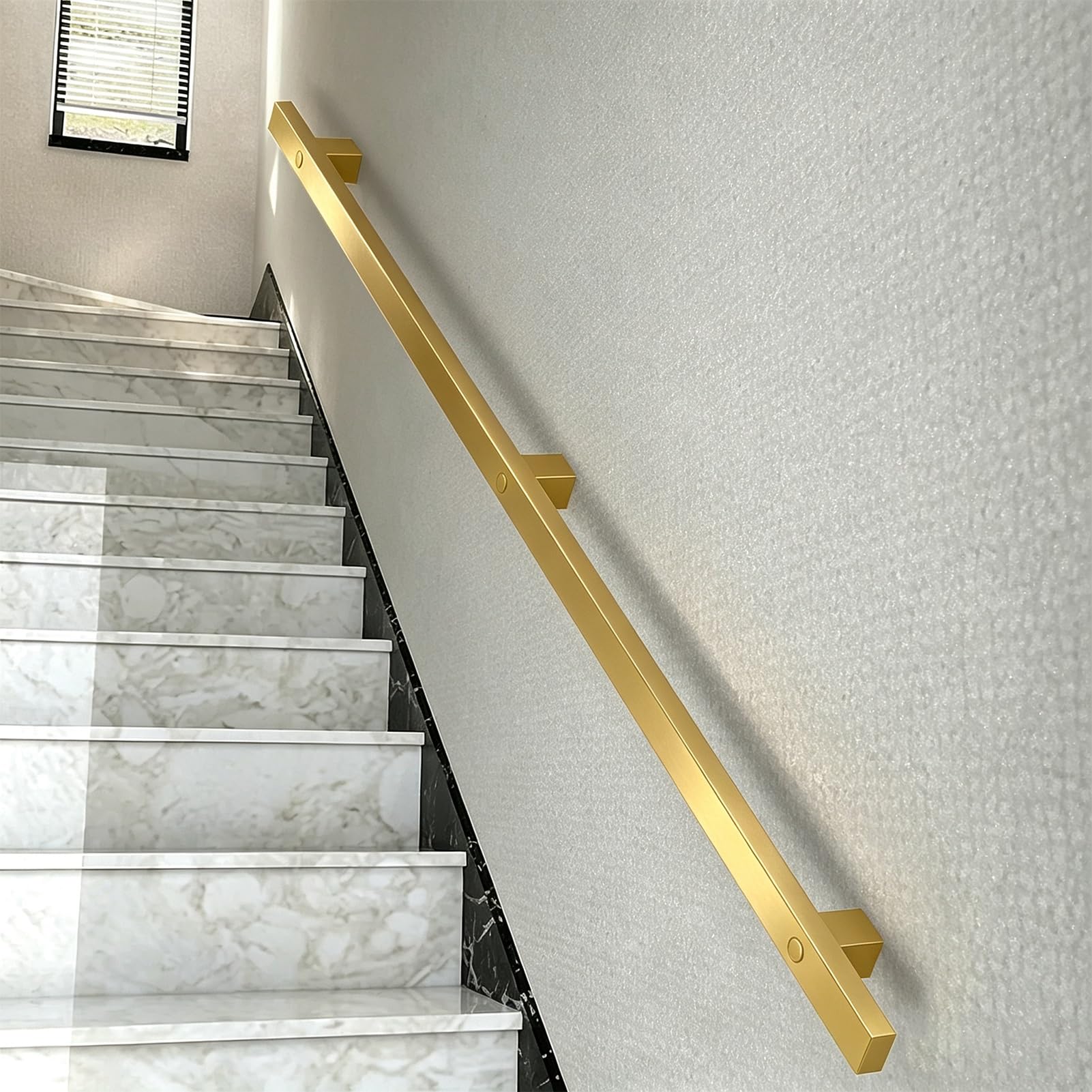 Drsyffsup One Color Outdoor Grab Rail, Modern Staircase Handrail Banister