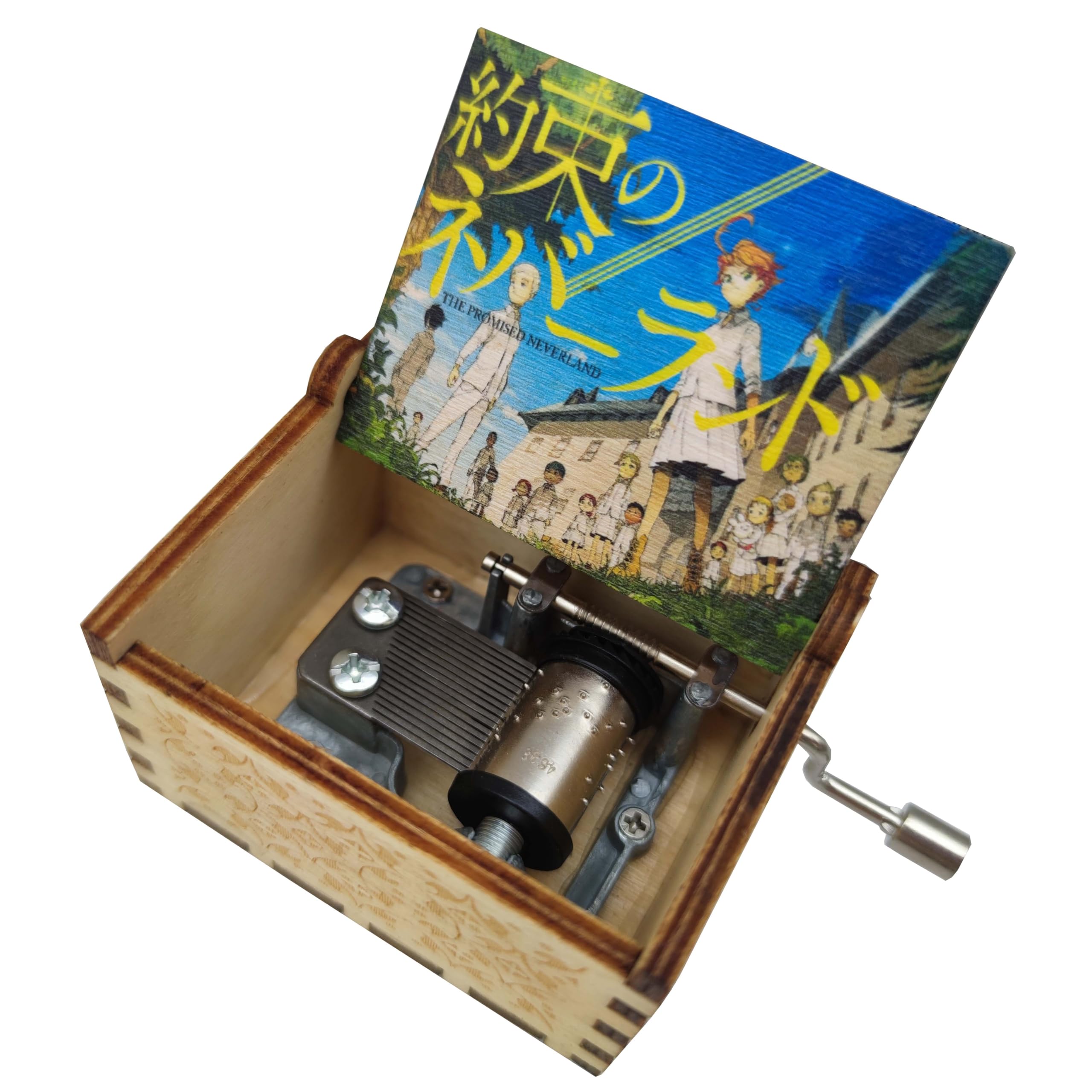 Amazon.com: Fonture Wood Musical Box, The Promised Neverland Music