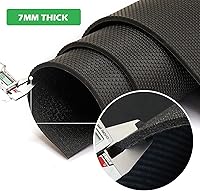 Vista 6 de Alfombrilla de ejercicio Gsmmatwin extra gruesa grande de 9 x 6 pies/8 x 6 pies/7 x 5 pies/6 x 4 pies (0.276 in) para gimnasio en casa, alfombrilla