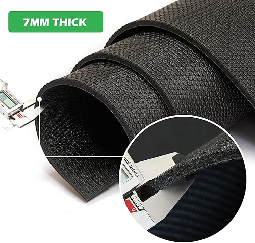Miniatura 6 de Alfombrilla de ejercicio Gsmmatwin extra gruesa grande de 9 x 6 pies8 x 6 pies7 x 5 pies6 x 4 pies (0.276 in) para gimnasio en casa, alfombrilla de