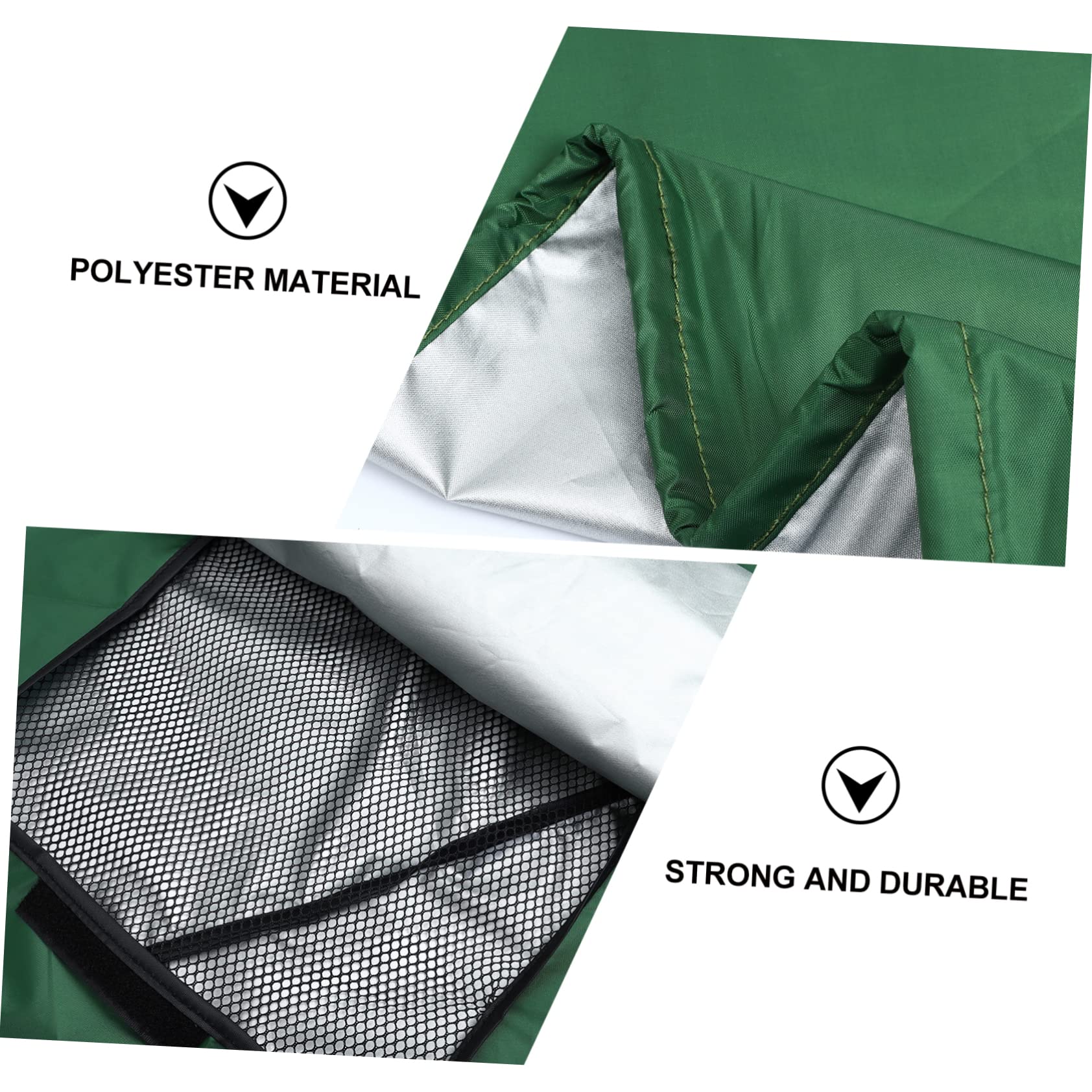 Vogelkäfigabdeckung für Draußen, Regenschutz aus Polyester, Grün