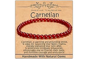 Carnelian Crystal Bracelet: A Serene Retreat for Stress Relief