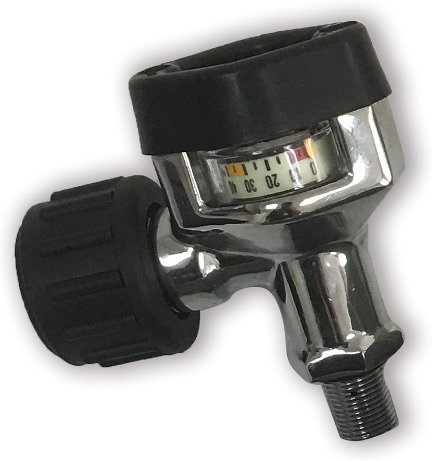 Acecare PCP Tank Valve 30Mpa 300Bar SCBA Tank Valve for Scuba PCP Air Rifle Paintball M18*1.5