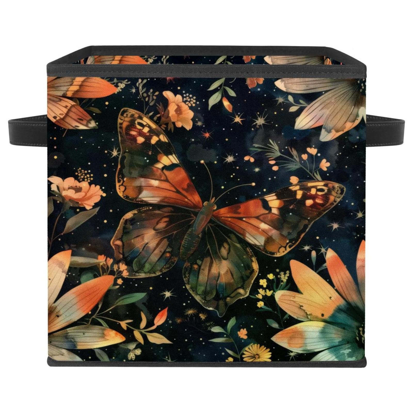Boîte de rangement pliable vêtement grand panier cube anti-désordre