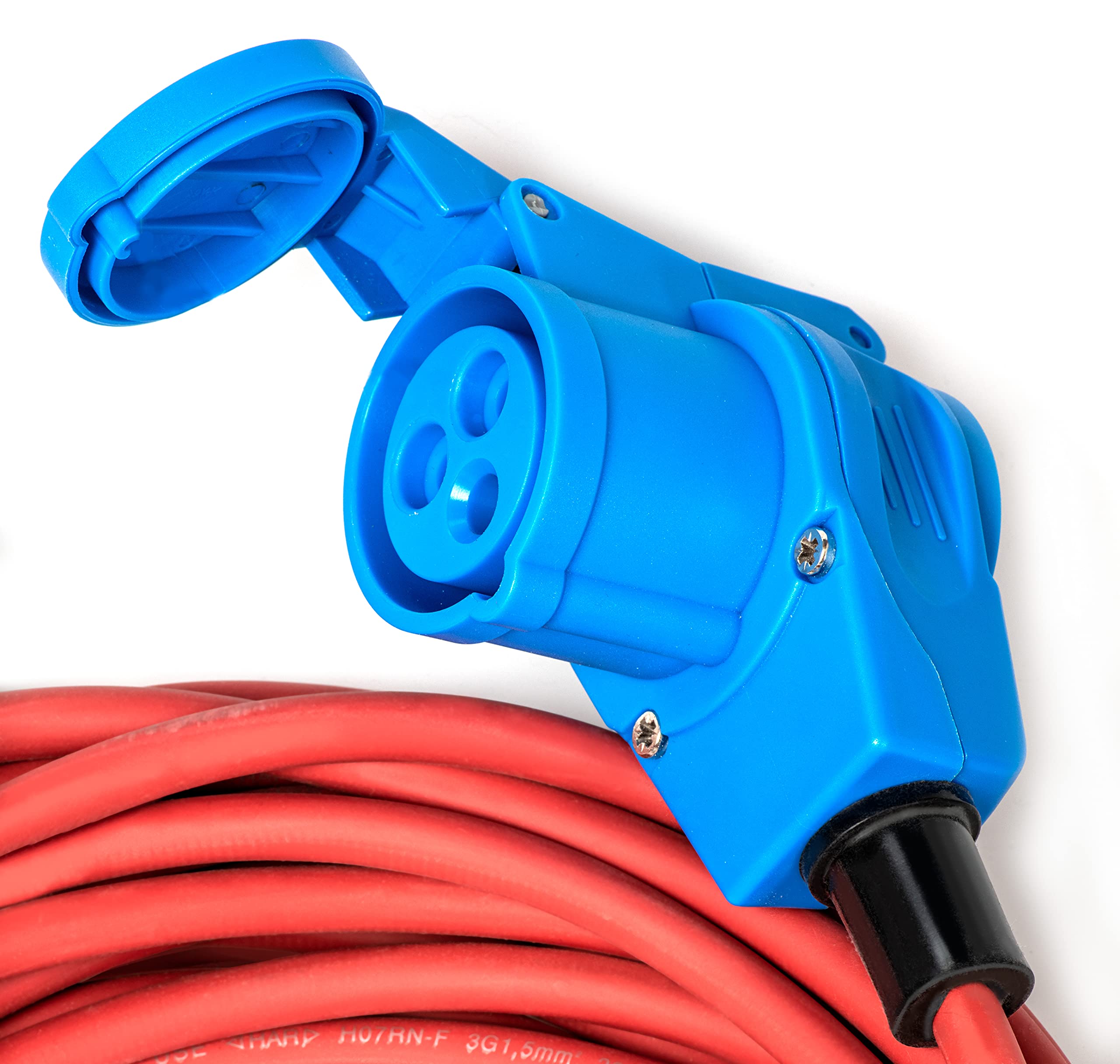 Brennenstuhl - Extensor eléctrico para autocaravanas, Barcos, Tiendas ambulantes (10 m H07RN-F 3G2,5, Exterior), Fabricado en Francia