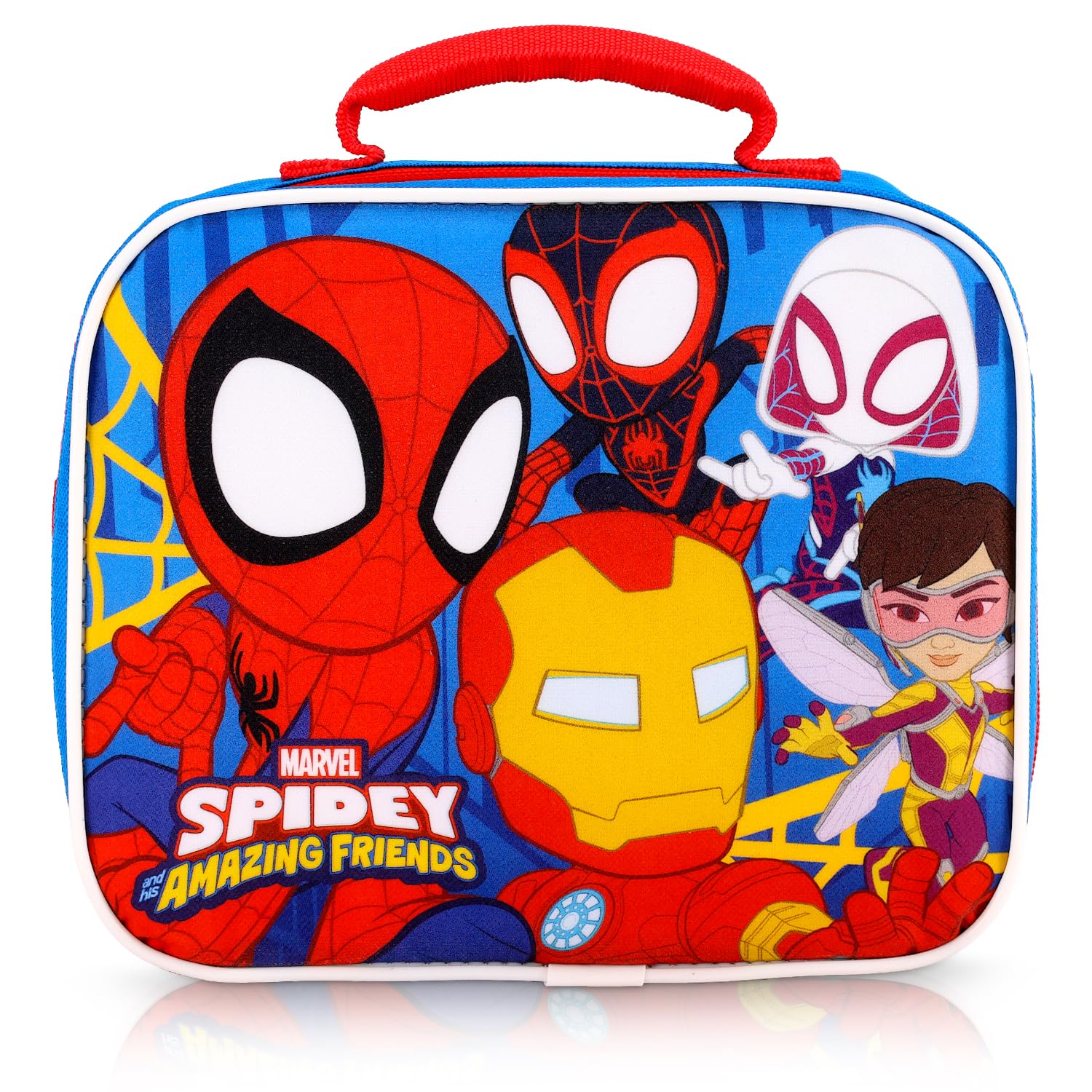 Spidey Zaino con Lunchbox Set per Ragazzi Scuola Bundle + Altro