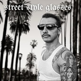 ShadyVEU Basik Eyewear - Super Original Old School Eazy E Gangster Dark Lens Sunglasses