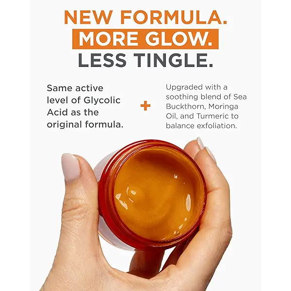 Andalou Naturals Pumpkin Honey Glycolic Mask (NEW FORMULA) - Exfoliating Face Mask with Glycolic Acid, Vitamin C for a Radiant Glow - Gentle Exfoliant Removes Dirt & Dry Skin Cells - 1.7 fl oz 3