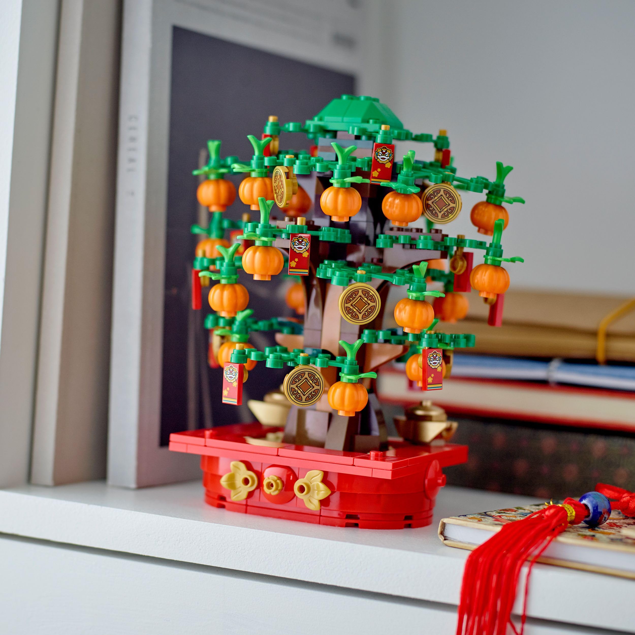 LEGO L’Albero dei Soldi, Giochi Creativi per Bambini e Bambine da 9 anni in su da Costruire, Decorazione per il Capodanno Lunare Giocattolo, Idea Regalo per le Festività da Collezione 40648
