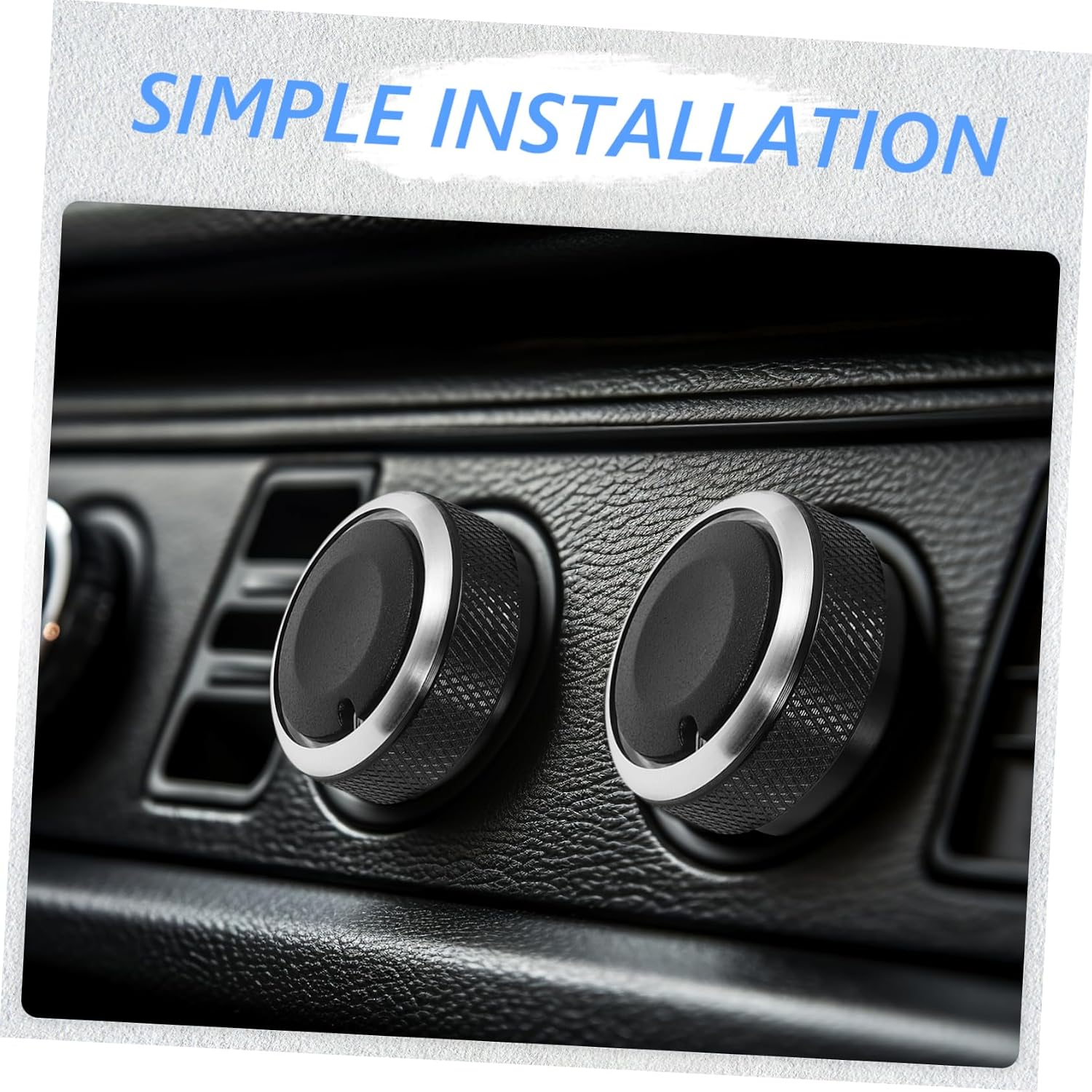 1Set Car Conditioner Manual Switch Knob Upgrade for Durable Rotary Switch Knobs for Hassle Installation and Enhanced Appearance