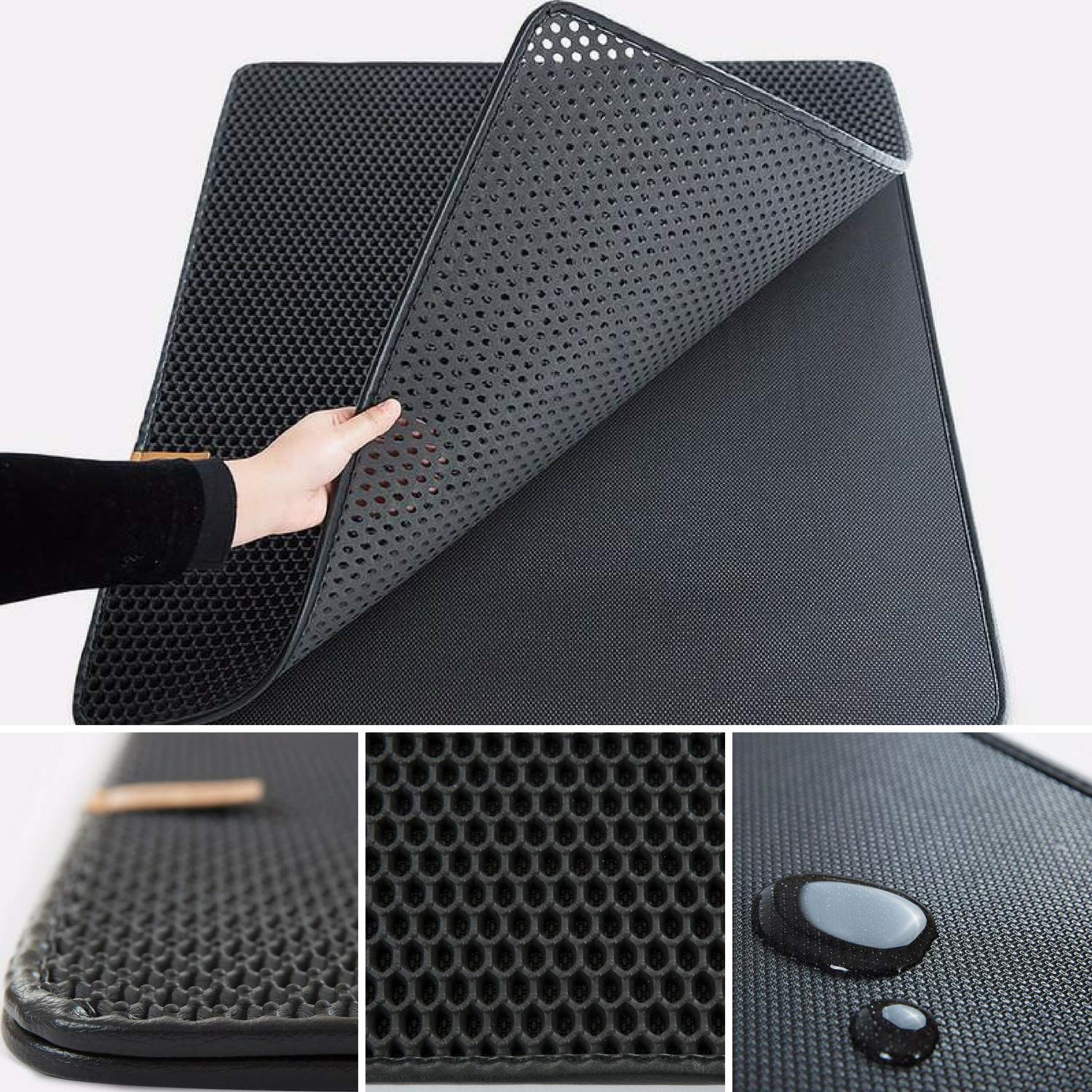 smiling paws pets cat litter mat