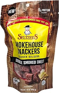 Lebanon Bologna Smokehouse Snackers, Double Smoked Sweet Flavor, 10 oz