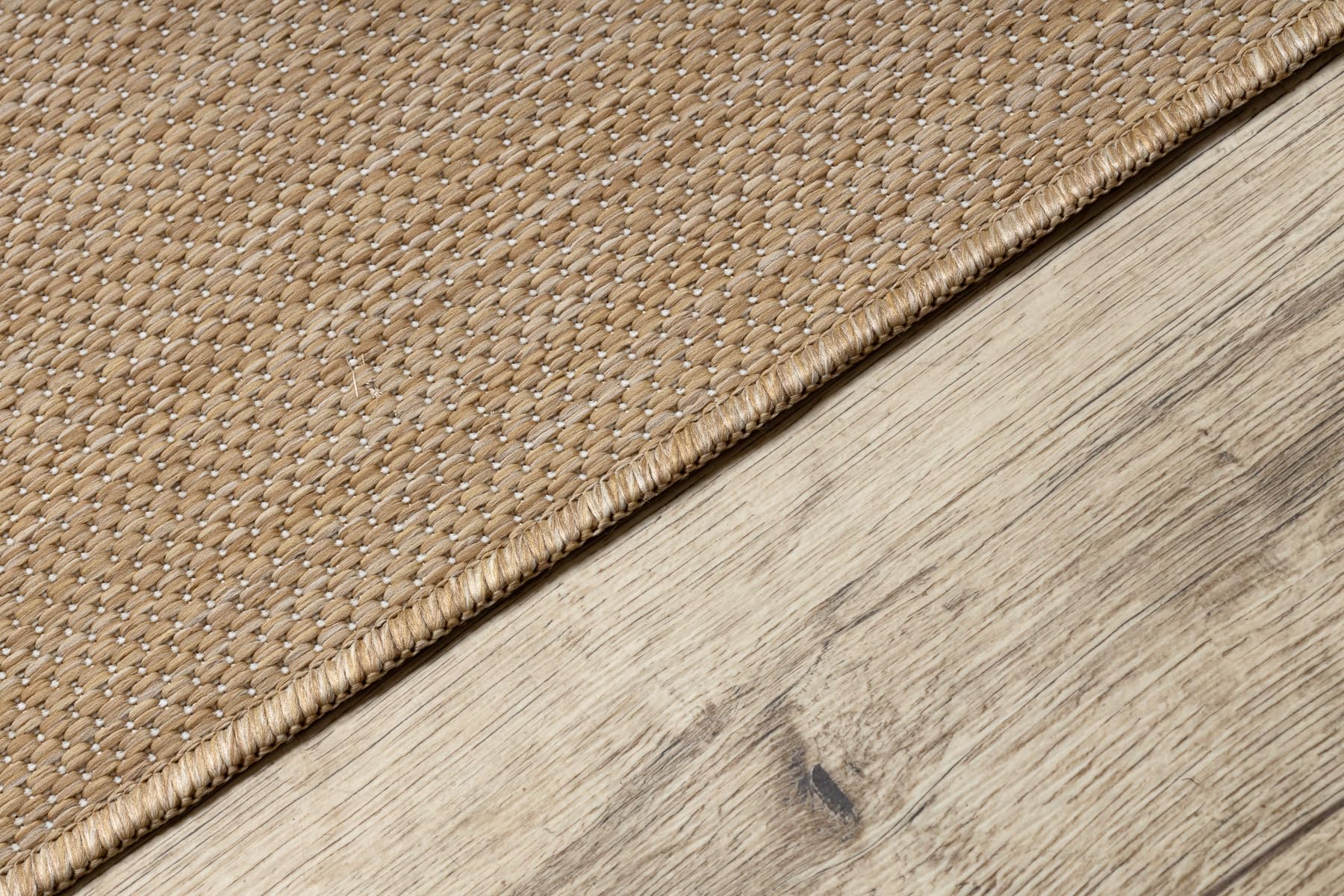 Bieżnik SISAL SION Melange płasko tkany Natural ekrü 80 cm 80 x 1300 cm beżowy