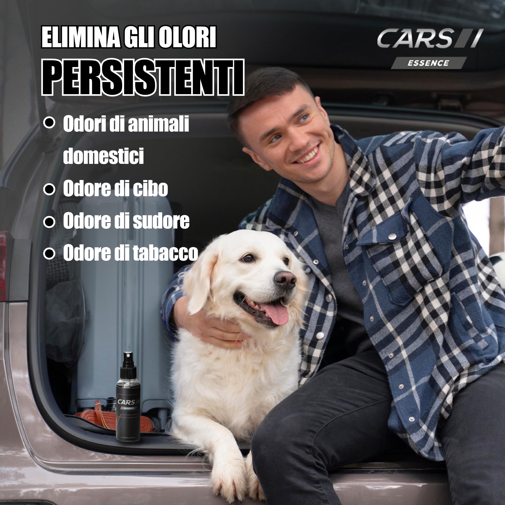 Deodorante per auto odore di nuovo 500 ml | Profumo per veicoli | La tua auto con odore di nuovo come il primo giorno | Deodorante per auto che neutralizza ed elimina gli odori