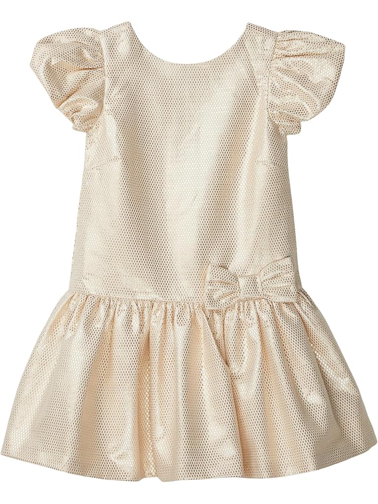 Gray Janie and Jack Gold Jacquard Dress (Toddler/Little Kid/Big Kid)