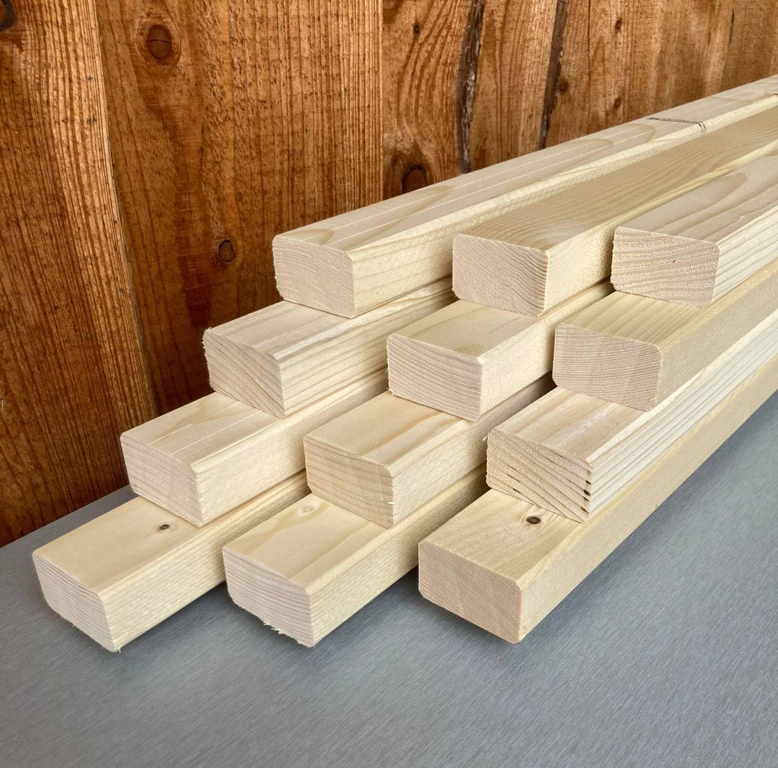 KVH Nsi 3 x 5 cm Fichte gehobelt Dachlatten Bauholz Konterlatte Holz 120 cm Länge (3 x 5 cm - 120 cm Länge - 10 Stück)