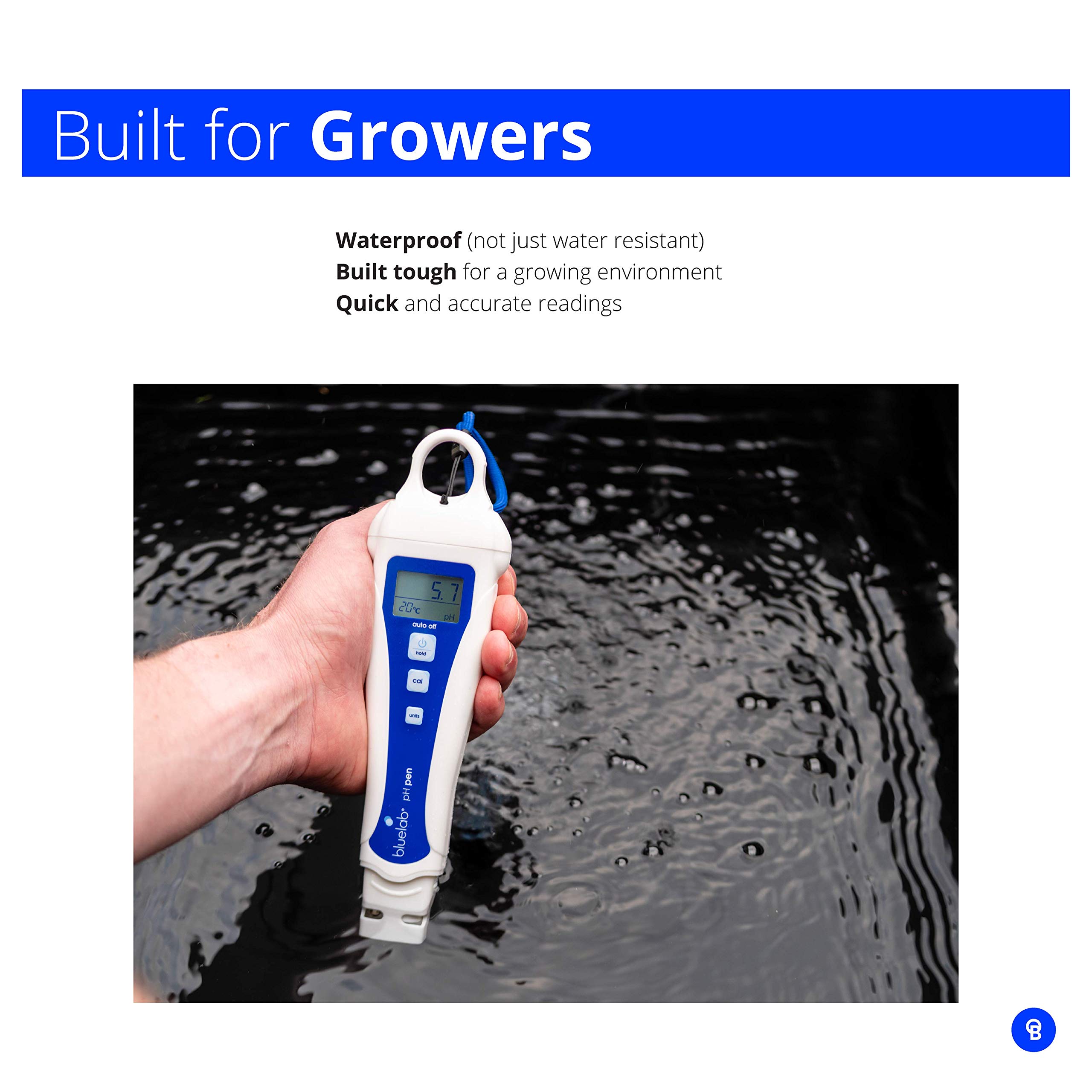 Bluelab PENGTB Grower's Toolbox with pH Pen, Conductivity Tester and