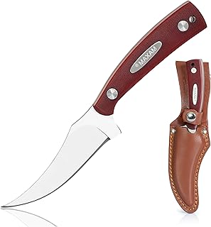 Maxam SKSOT Fixed Blade Skinning Knife - Maxam