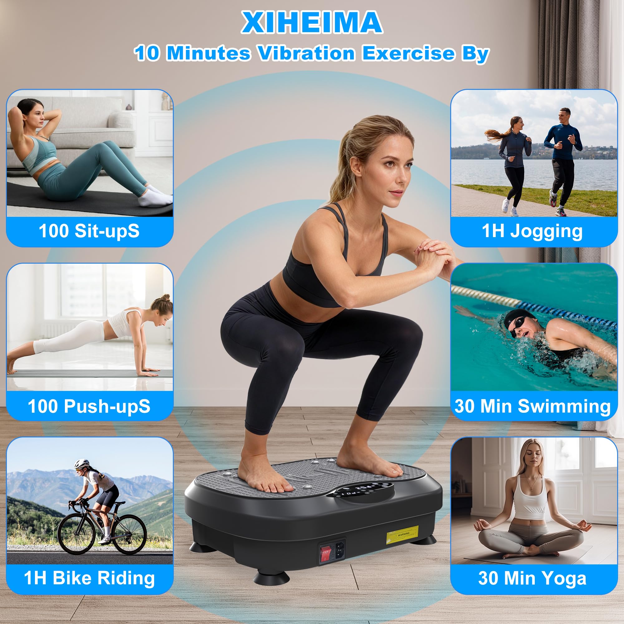 Amazon.com : XIHEIMA Vibration Plate Exercise Machine for