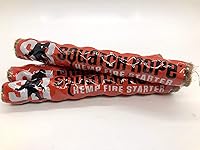 Vista 2 de Hemp Fire Starters Wind Proof, Water Proof, Eco-Friendly Camp Fire Starter Emergency Supplies Natural Fire Starter Rope Made from Hemp