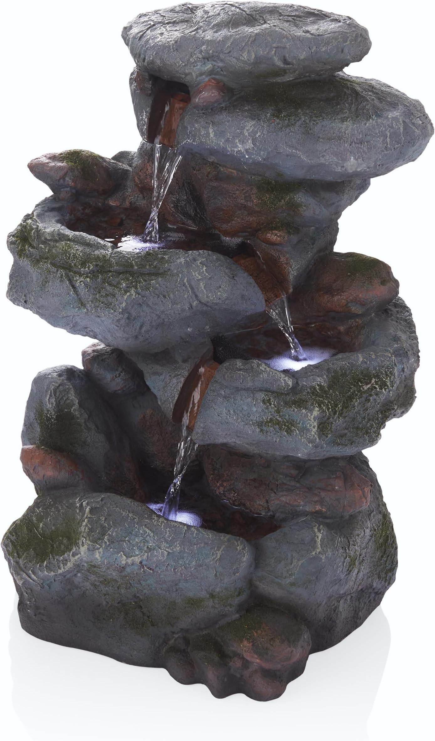 Alpine Corporation Rock Waterfall Fountain