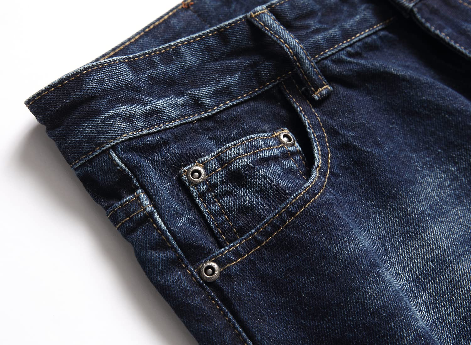 AITITIA Jeans Uomo Strappati Regular Fit