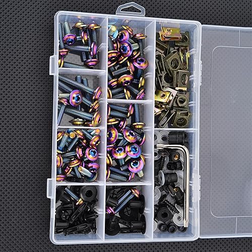 TCHAU Kits de carrocería M5 M6 Tornillos de carenado de motocicleta Tornillo Tuerca para Ducati 748 749 750SS 848 900SS 916 996 998 999 1098 1098S