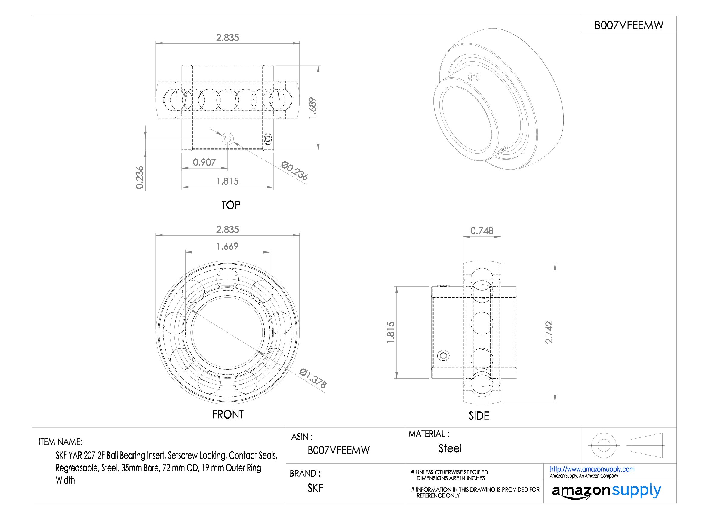 SKF YAR 207-2F