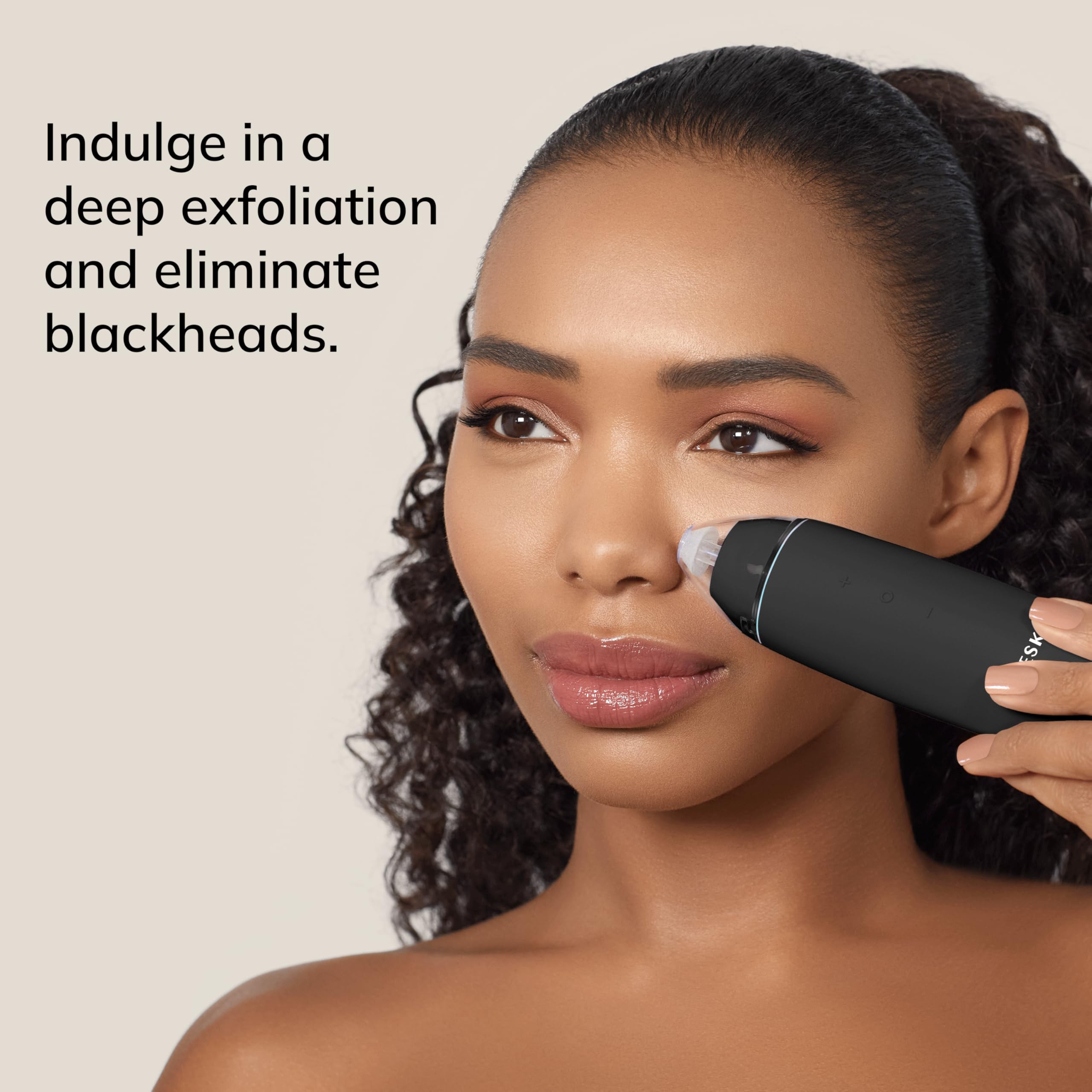 GESKE | SmartAppGuided™ MicroDermabrasion Blackhead Remover | 7 in 1 Mitesserentferner | Elektrischer Porenreiniger | Innovativer Vakuumsauger | Beauty Tools | Hautreinigungsgerät | Skincare Device