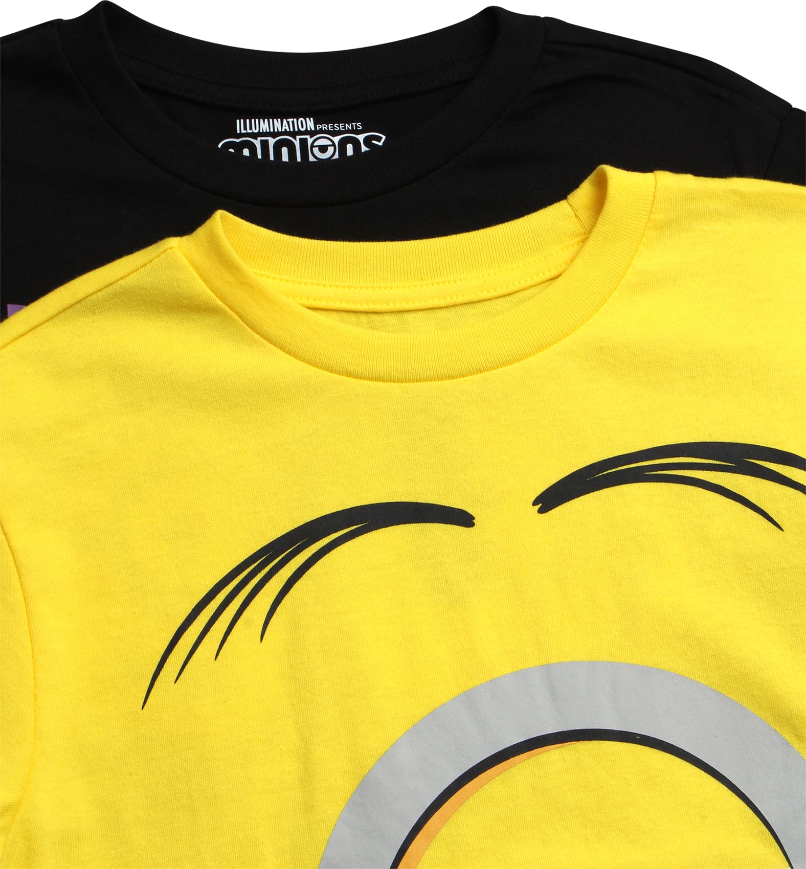 Minions Kevin Stuart Bob - Camicie da ragazzo - Confezione da 2 magliette a maniche corte con grafica per bambini e ragazzi (2T-16)