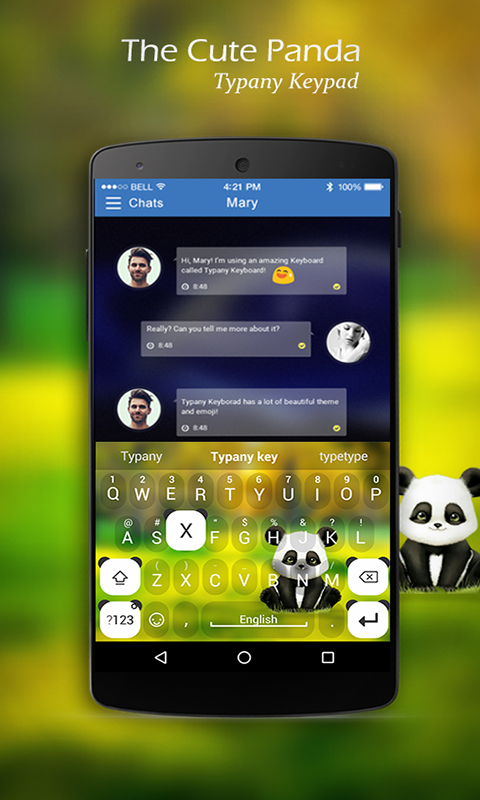 Cute Panda Theme&Emoji Keyboard - App on Amazon Appstore
