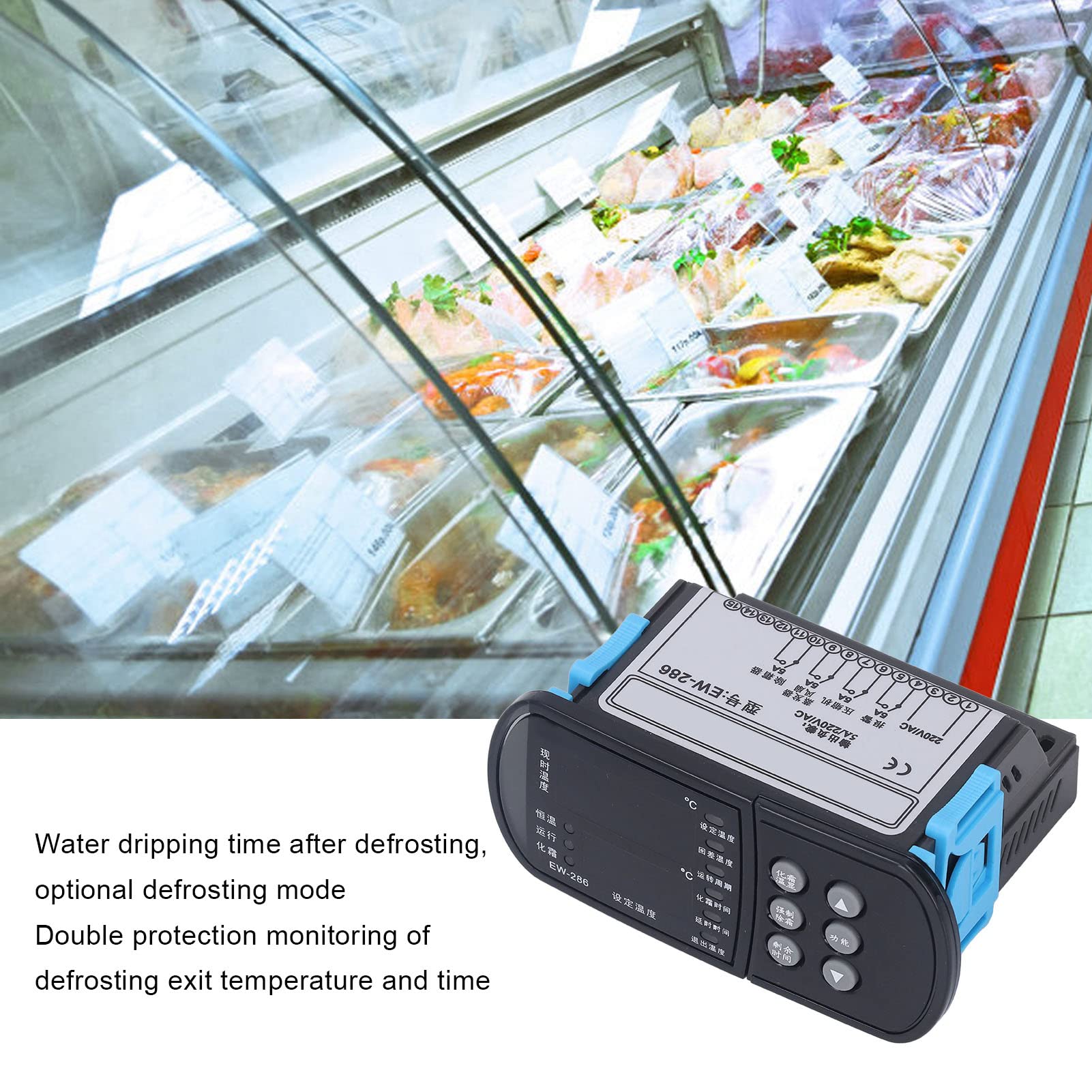 Hyuduo Termoregolatore Digitale Controllore di Temperatura Termostato,