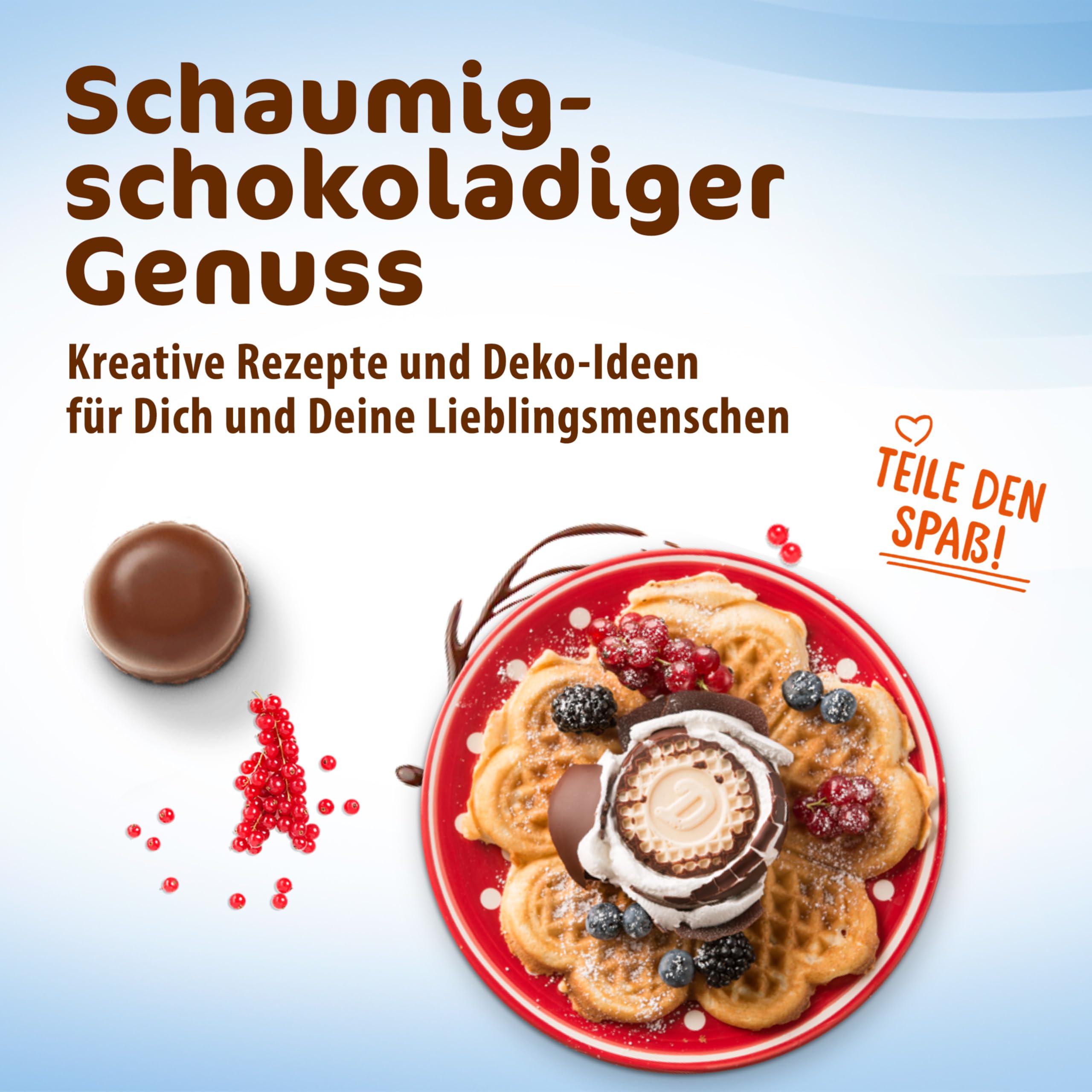 Super Dickmann's Schaumküsse 60-er Partybox (1 x 1680 g) – Schokoküsse mit lockerem Schaum, knuspriger Waffel und umhüllt von Vollmilch-Schokolade